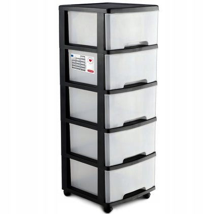 Sistema de cajones Curve - 5x20 litros - con ruedas