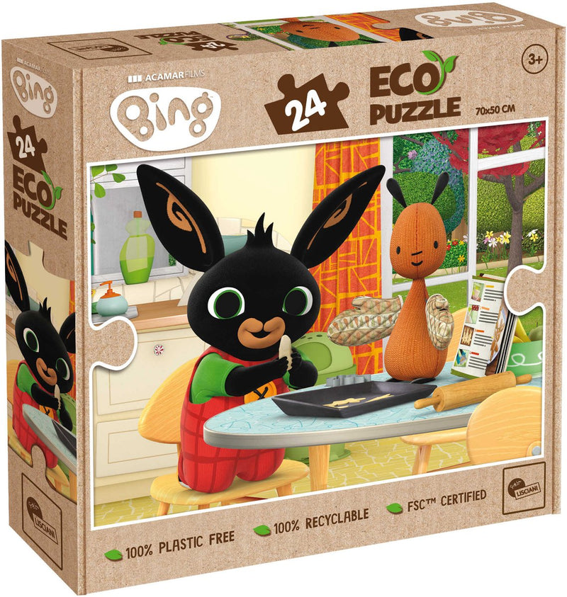 Lisciani bing eco-puzzle 24 - cuocere i biscotti