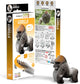 Eugy 3d puzzel - gorilla - wilde dieren - duurzaam - verzamel ze allemaal - 6 jaar