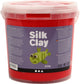 Clay di seta - rosso, 650gr.