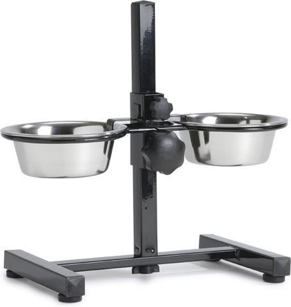Beeztees standard - set da pranzo per cani - nero - 16 cm