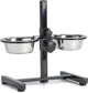 Beeztees standard - set da pranzo per cani - nero - 16 cm