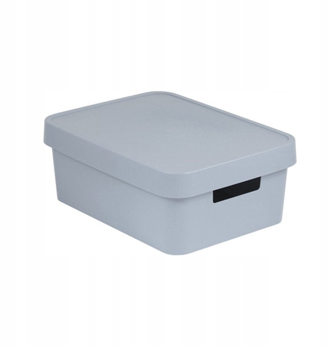 Curver infinity - caja de almacenamiento con tapa - almacenamiento - plástico - 11l - gris