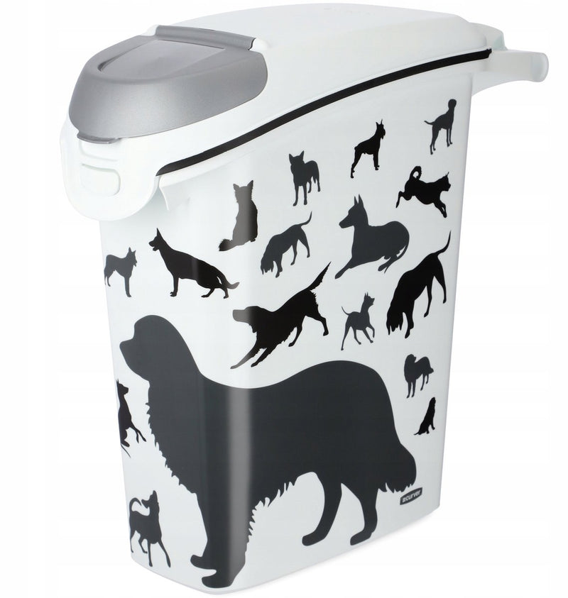 Contenedor de comida Curver - silueta perro - 23 l