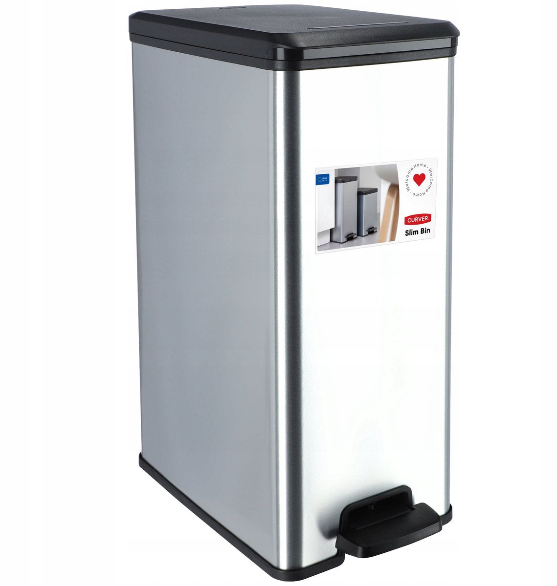 Curver Curver Curver Bin DECO DECO SMAL 40 L color argento