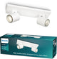 Philips Faretto da superficie LED Philips Runner - 2 luci - bianco