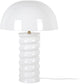 Leitmotiv lámpara de mesa gracio - blanco brillante - ø30cm - escandinavo