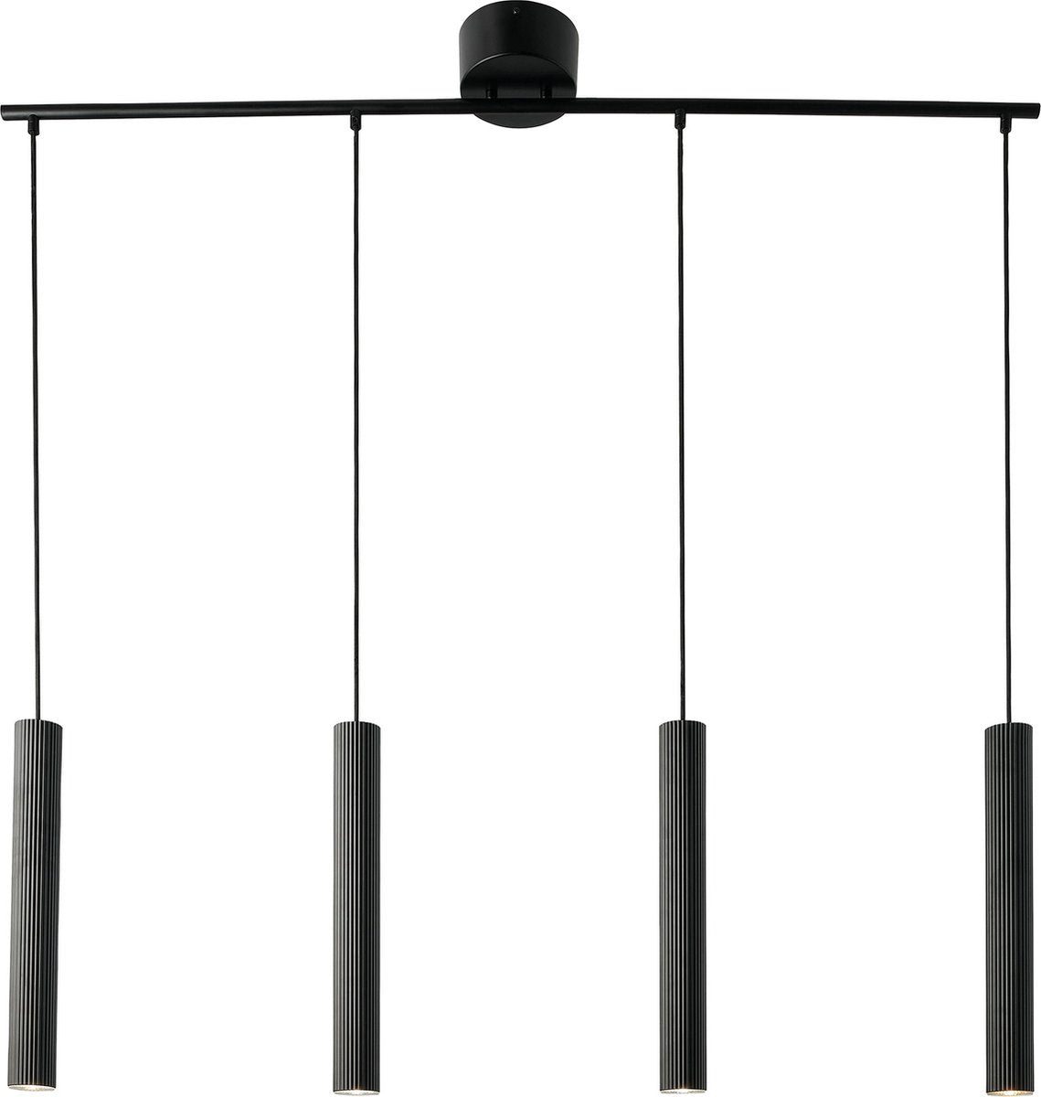 Nordlux vico-lampada a sospensione-4-binari-gu10-nero