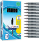 Bolígrafo papermate flexgrip ultra negro 0,42 mm 12 piezas
