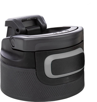 Kambukka black steel 3 in 1 water deksel - zwart