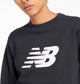 Maglione da uomo New Balance Sport Core spazzolato - nero