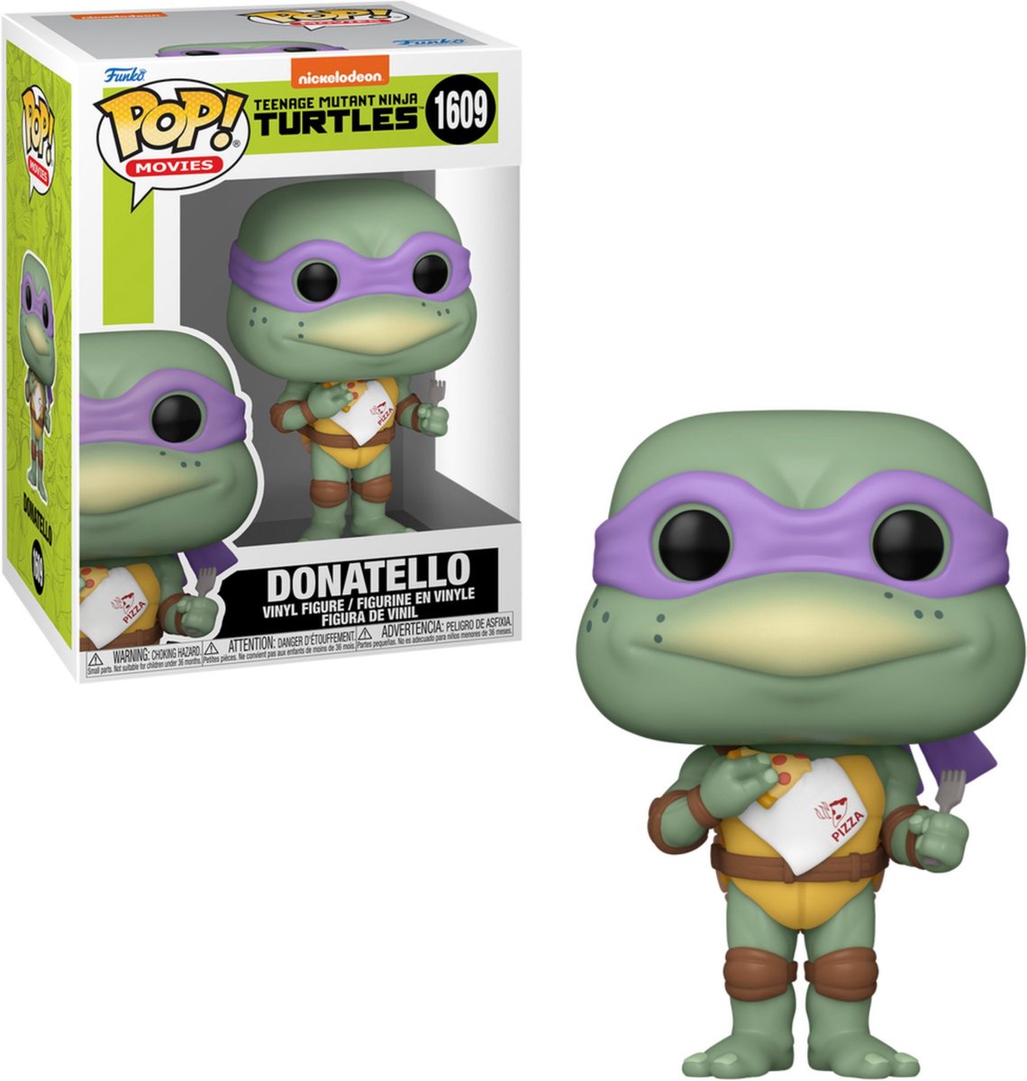 Funko tortugas ninjas mutantes adolescentes figura de vinilo donello 1609 pop! multicolor unisex