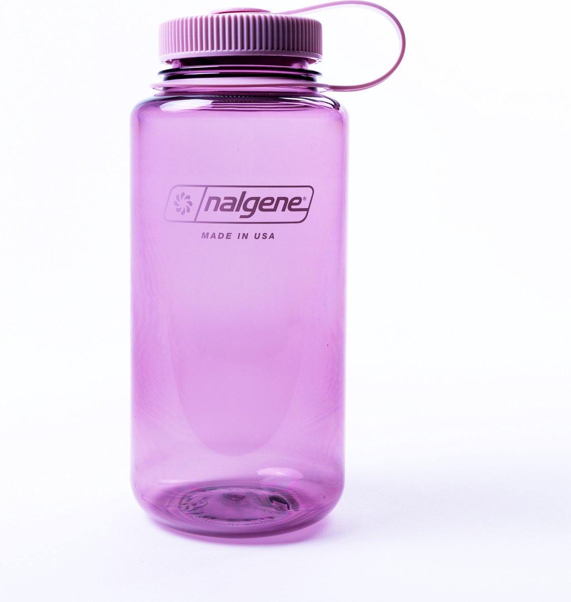 Nalgene - botella de boca ancha - botella para beber - botella de agua - a prueba de fugas - 1000ml - sin bpa - sustentar - flor de cerezo