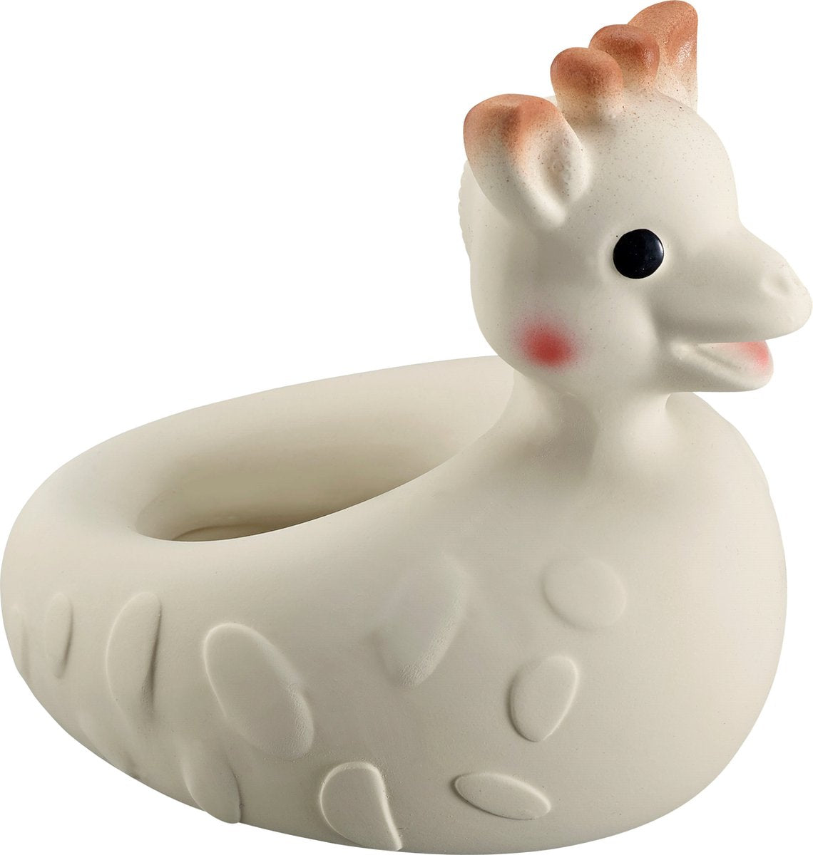 Sophie the giraffe so'pure bath toy - bath toys - rubber duck - 100% natural rubber - 11x8x11 cm - ok-biobased - from 0 months - beige brown
