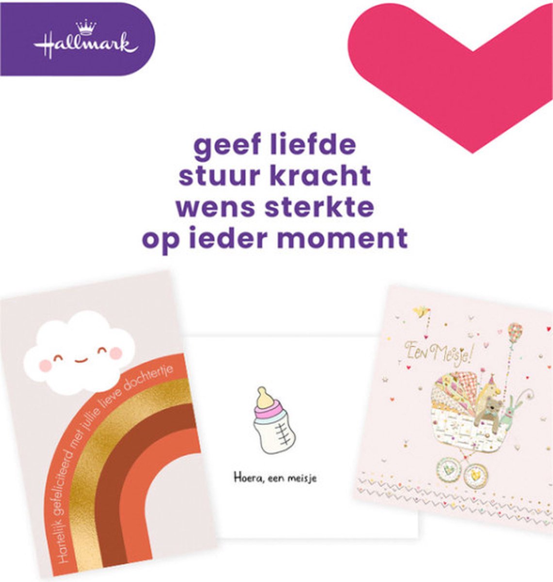 Tarjetas Hallmark Tarjeta de felicitación Hallmark Business Box Nacimiento Hija