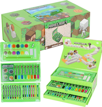 Minecraft coloring suitcase set - 52 pcs.