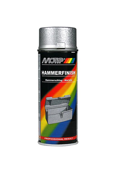 Motip 1051401 - bomboletta spray argento martellato 400 ml | 1 pz