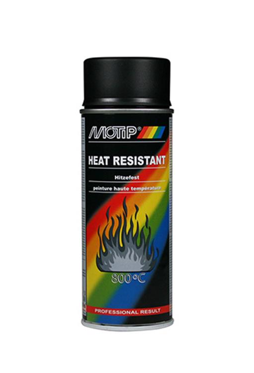 Spray laca motip resistente al calor negro (400 ml)