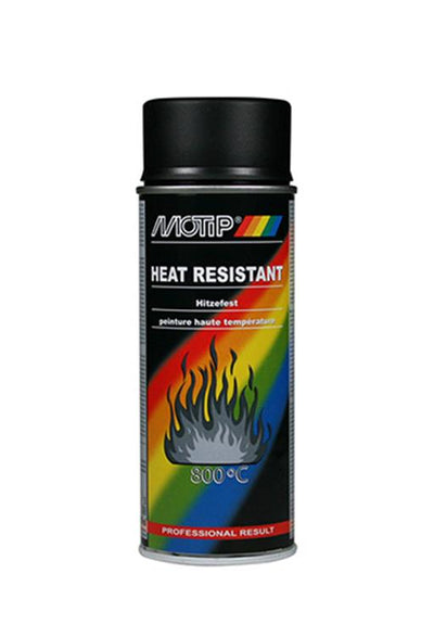 Spuitlak Motip Zwart Hittebestendig (400ml)