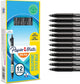 Bolígrafos Paper mate inkjoy 300rt con pulsador | punta media (1,0 mm) | negro | 12 piezas