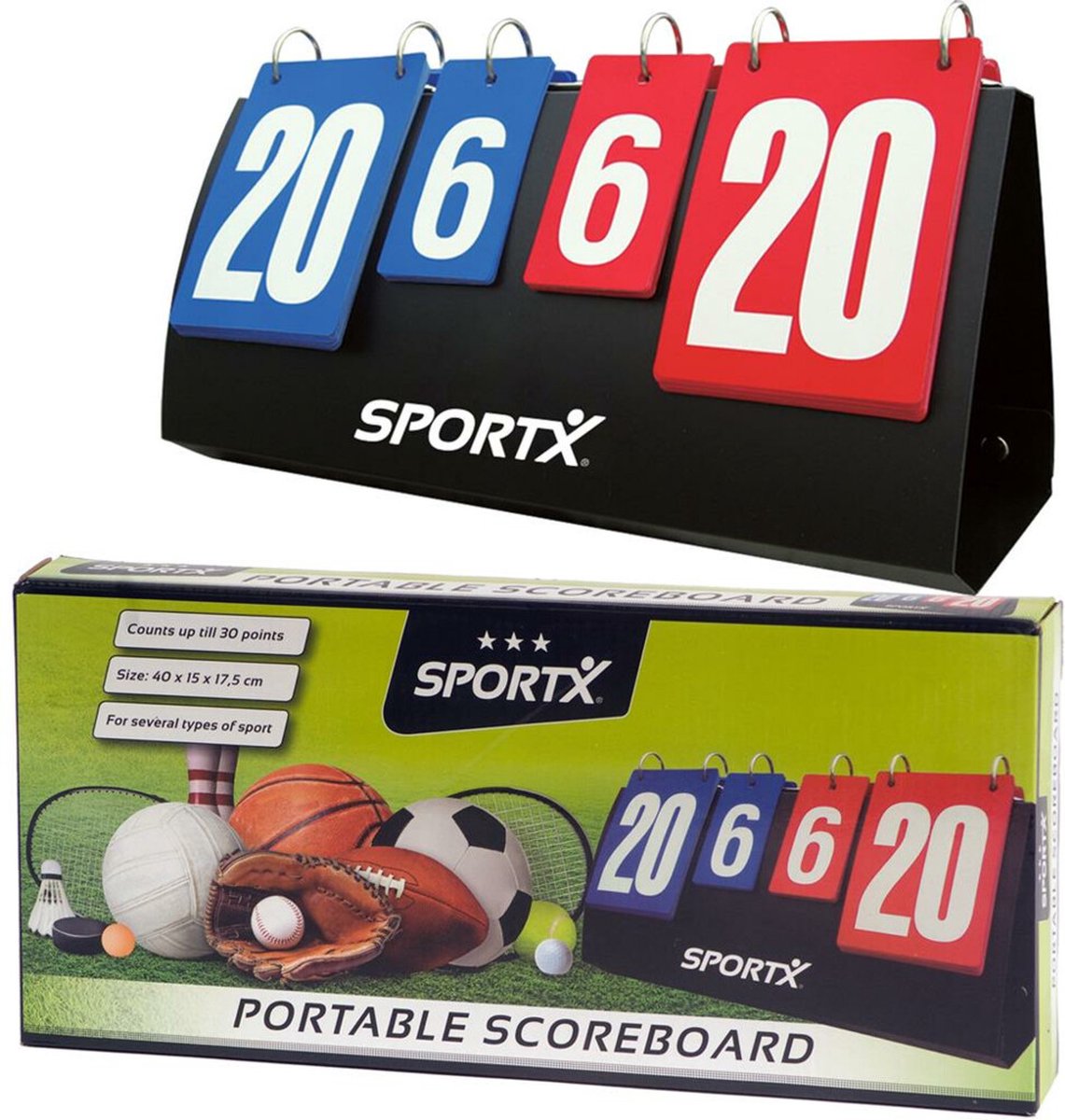Sportx scorebord
