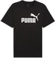 Puma ess no. Camiseta para hombre 1 logo tee - negra