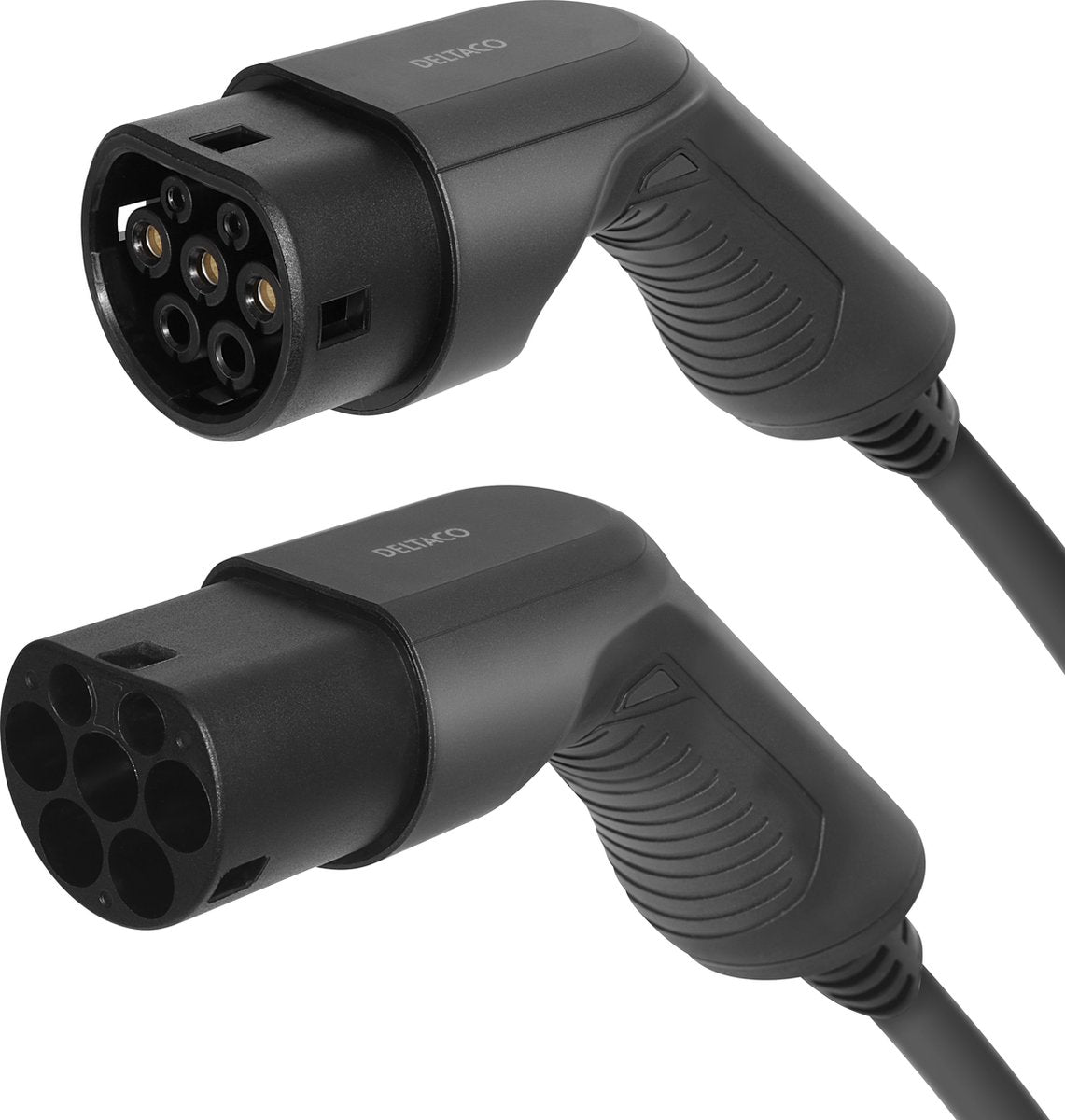 Cable de carga universal Deltaco e-charge para coche eléctrico - tipo 2 tipo 2 - 32a - 3 m