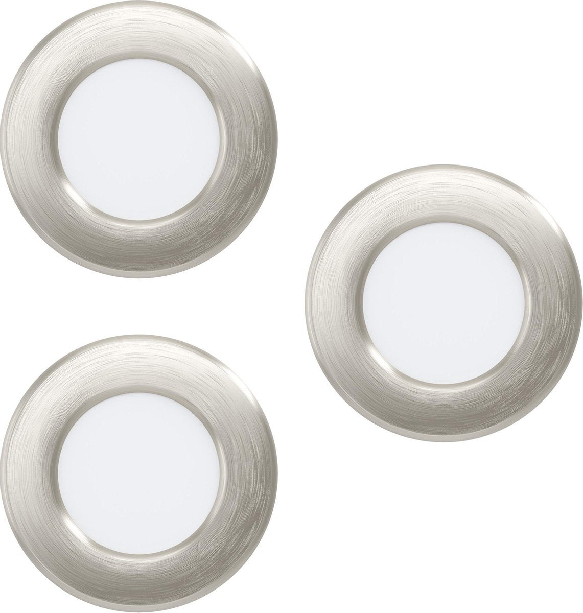Luminaria empotrable Eglo fueva 5 - LED - ø 8,6 cm - gris blanco