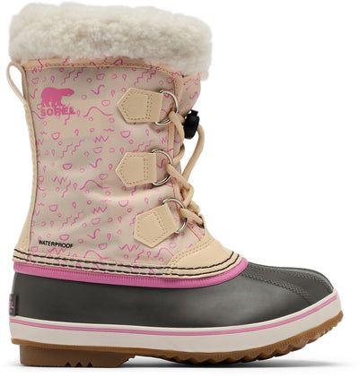 Sorel yoot pac™ nylon wp unisex snowboots - honey white, orchid