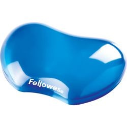 Wrist support fellowes crystals™ gel rubber blue