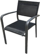 Silla apilable Sens juventus aluminio con textileno