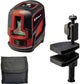 Laser a linee incrociate Einhell tc-ll 2 g - raggio di lavoro 16 m - orizzontale verticale - raggio di livellamento 4 ° - laser verde - incl. supporto da parete regolabile in altezza - incl. pratica custodia