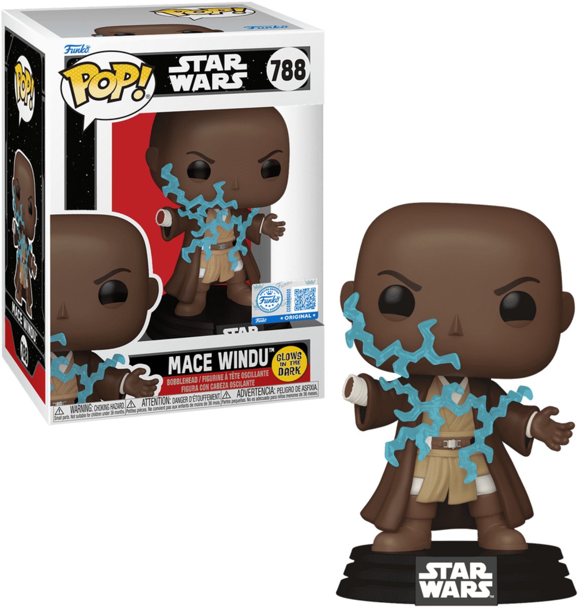 ¡Funko pop! star wars 788 mace windu exclusivo