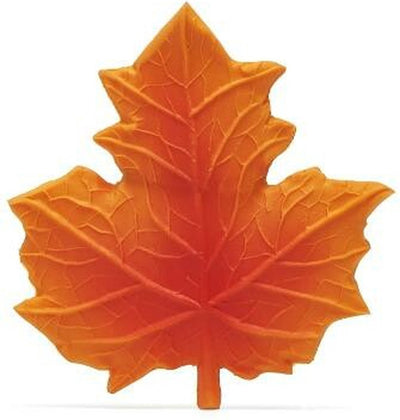 Lanco Toys Juguete de dentición de goma Lanco - hoja de otoño - rojo