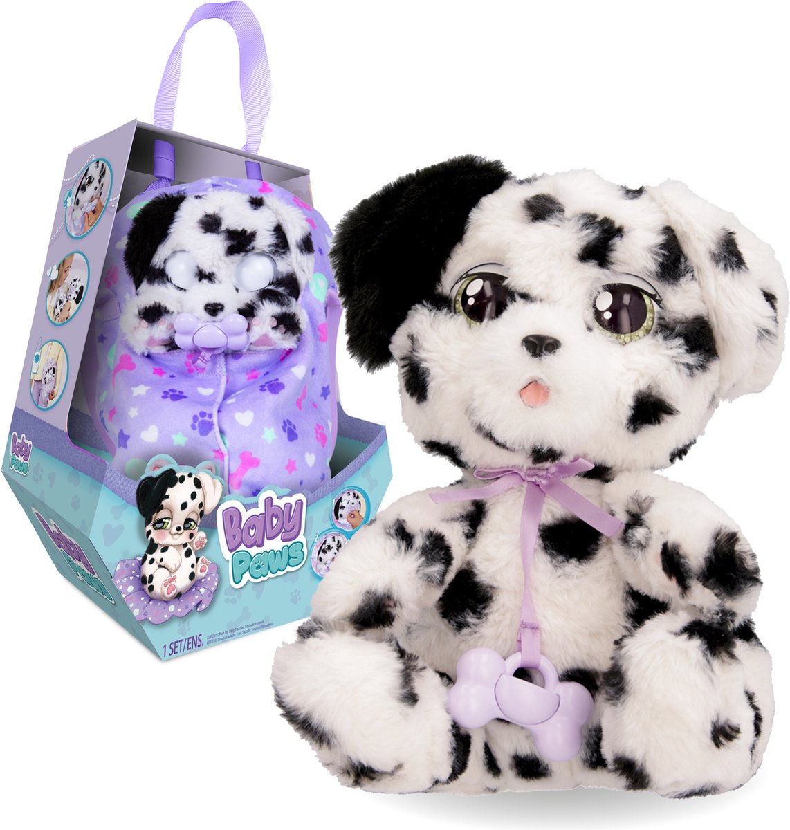 Cuddle Pets Dalmatian Interactive abrazo