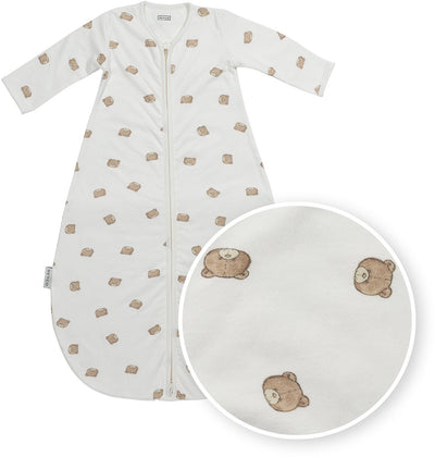 Meyco saco de dormir para bebé osito redondo - multicolor - 70cm - 1,0 tog