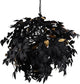 Rl live your light reality leavy - lampadario - nero opaco - escl. 4x e14 28 w - montaggio a soffitto - protezione schema - regolabile in altezza