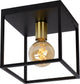 Lucide ruben - lampada da soffitto (lampada da soffitto) - 1xe27 - nero