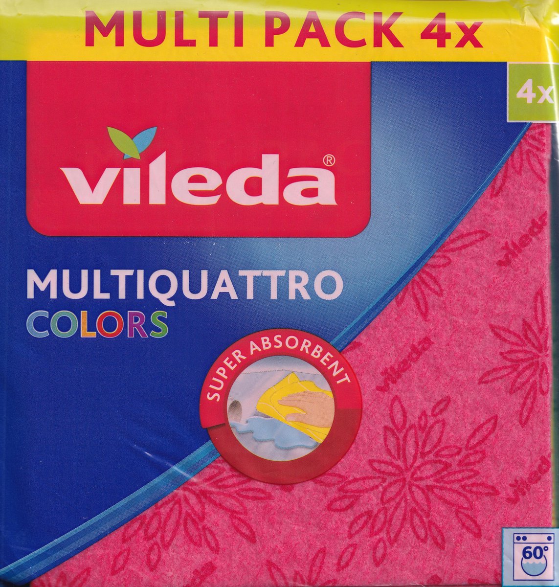 Vileda 1064626 - telo multiquattro 4p | 28 pezzi