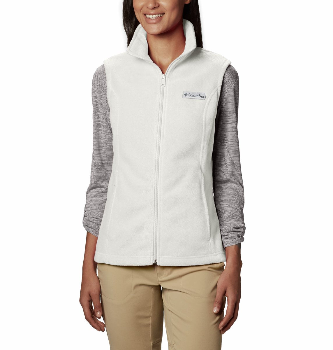 Columbia chaleco de exterior para mujer benton springs™ vest - sea salt