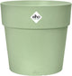 Elho vibia recto redondo 47 - macetero grande para exterior - 100% plástico reciclado - ø 47,0 x h 44,4 cm - verde pistacho