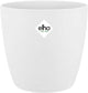 Elho brussels round 20 - macetero de interior - plástico 100% reciclado - ø 20,0 x h 18,7 cm - blanco