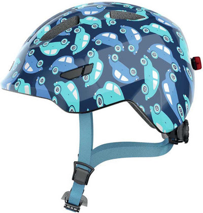 Abus Casco Smiley 3.0 LED Blue Car M 50-55cm