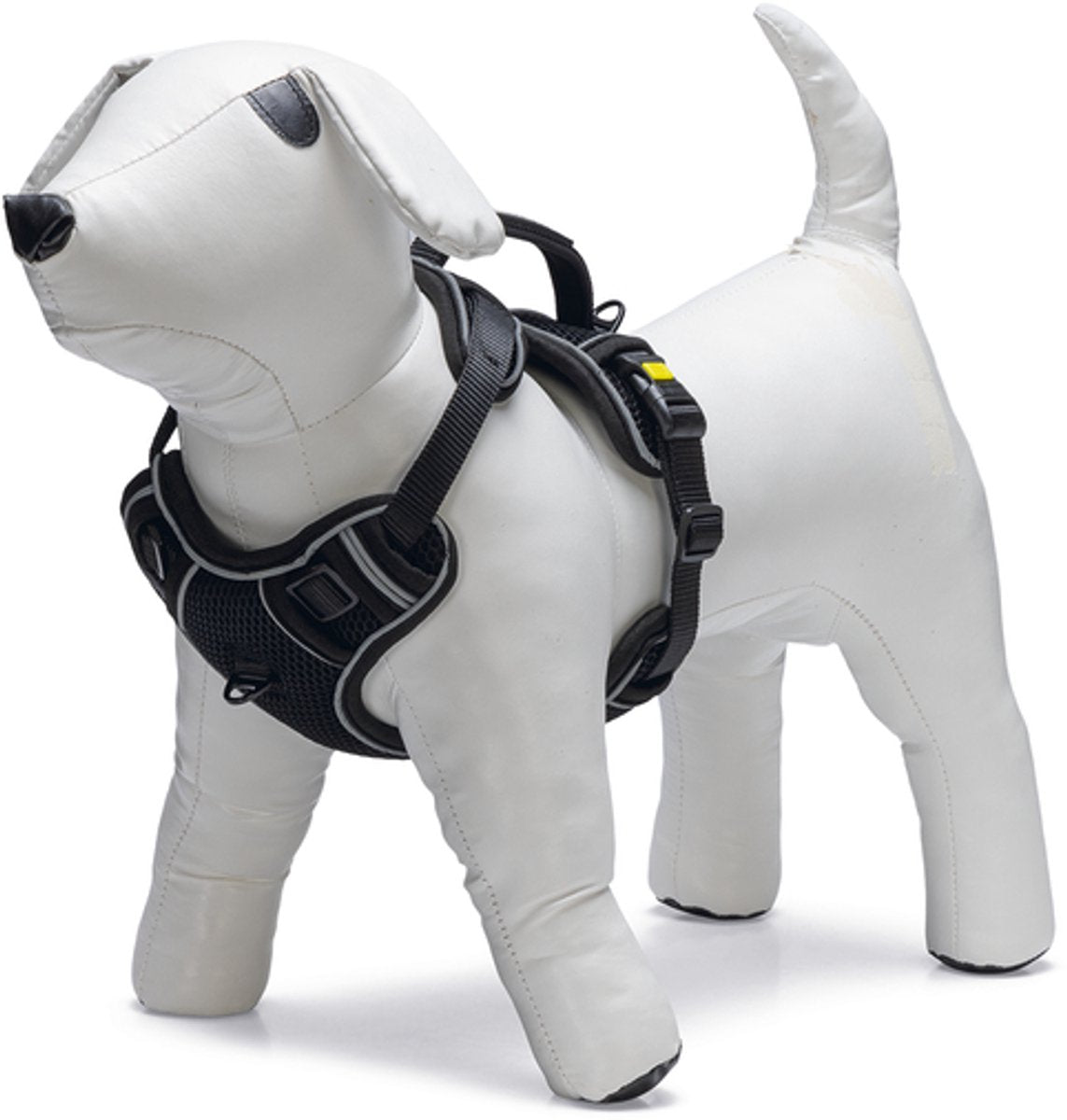Arnés en Y Beeztees parinca Supreme - arnés para perros - nailon - negro - talla l - 60-81 cm x 25 mm