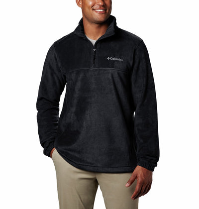 Maglione outdoor da uomo con mezza zip Columbia Steens Mountain™ - nero