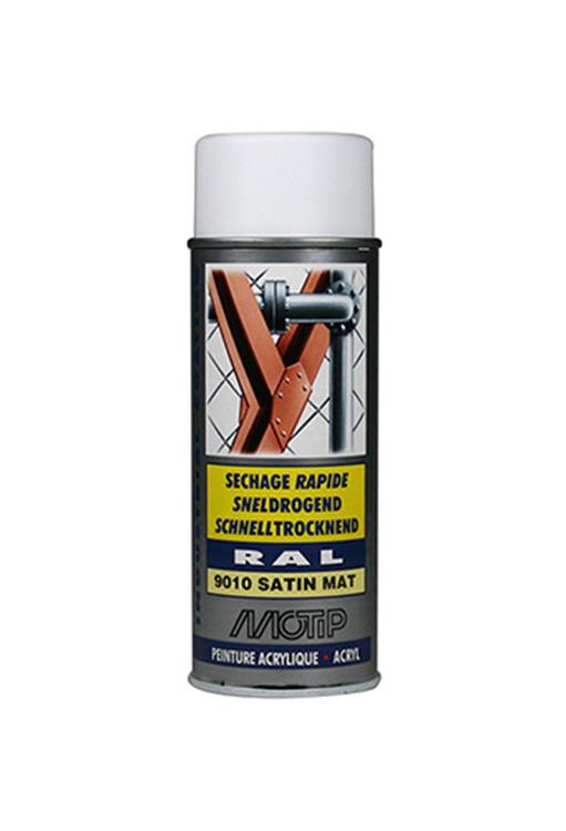 Motip 1051739 - ind. ral 9010 blanco brillo spray 400 ml | 1 pieza
