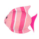 Pesce in neoprene football americano rosa 20cm