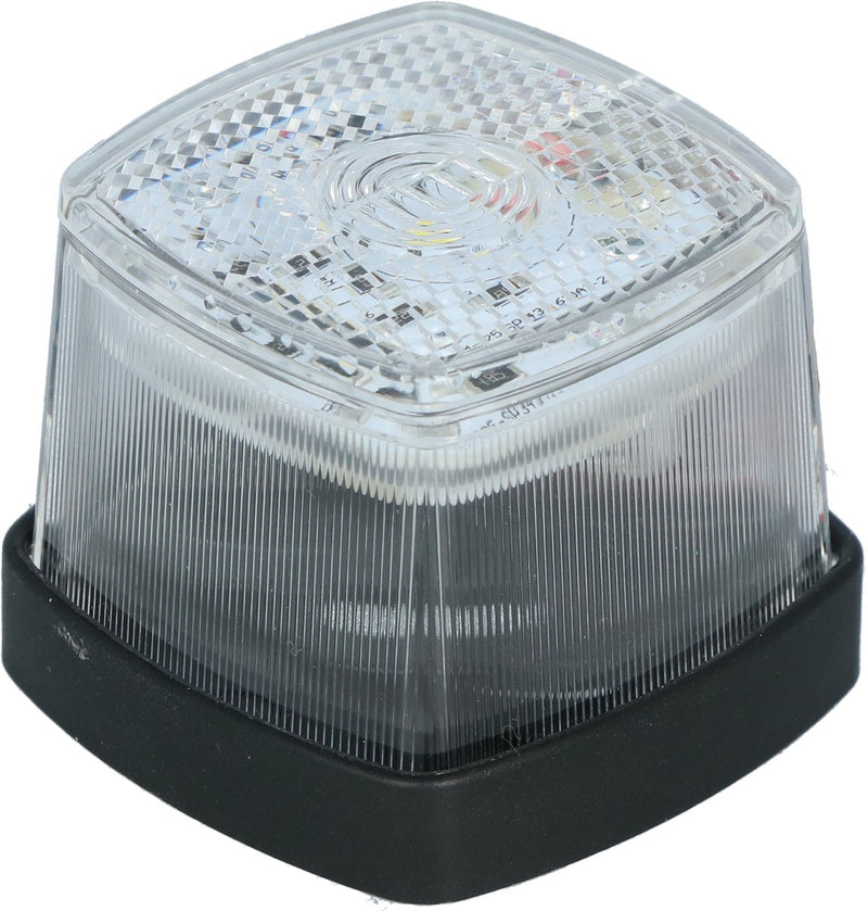 Lámpara de posición LED Carpoint blanca - 12-24v - e-mark - fácil de montar - incl. material de montaje cables de conexión - 50x50x45mm (lxwxh)
