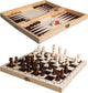 Clown Games 3in1 Game Box Wood