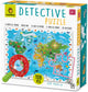 Ludattica puzzel dieren landkaart - educatief speelgoed karton.